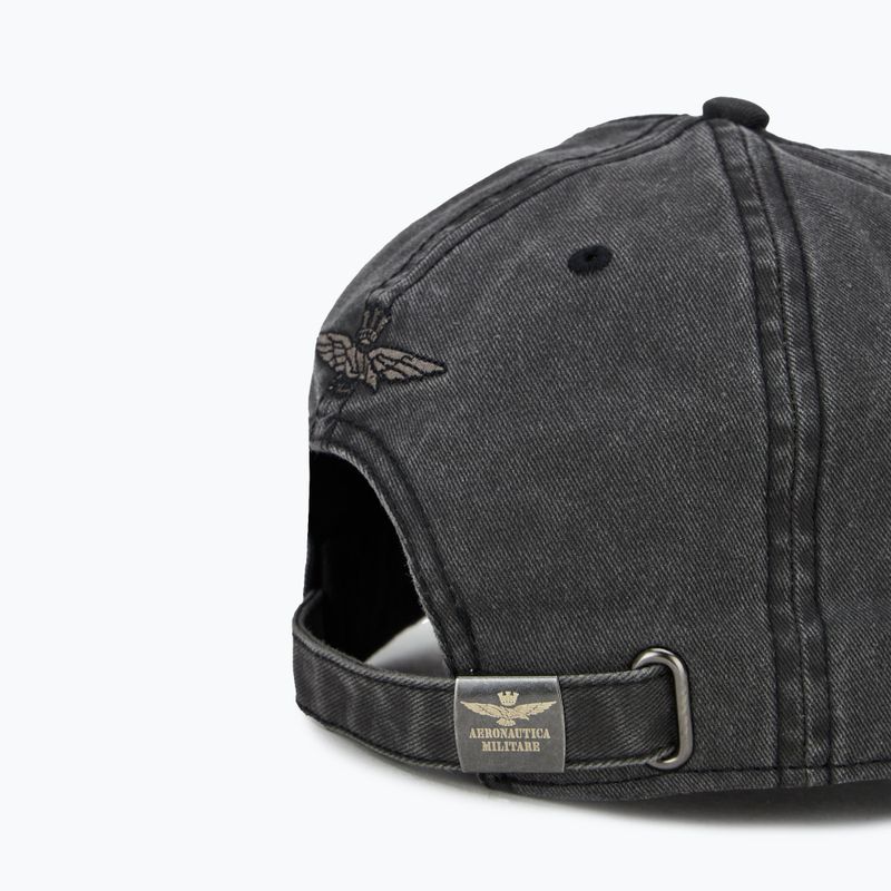 Men's Aeronautica Militare baseball cap 251HA1204CT2476 black washed 4