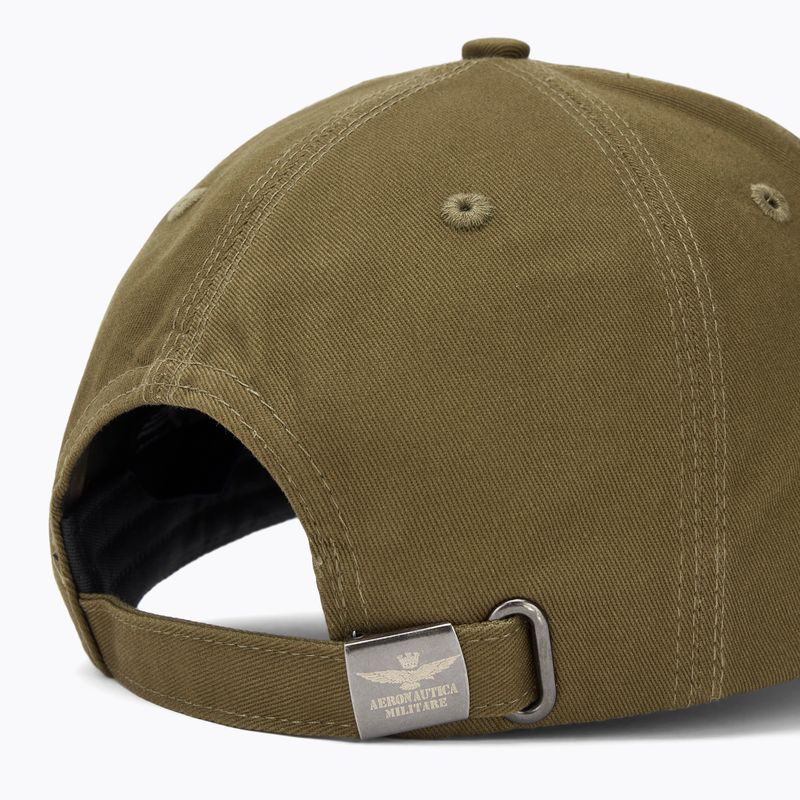 Men's baseball cap Aeronautica Militare 252HA1223UCT03299 dark olive 4