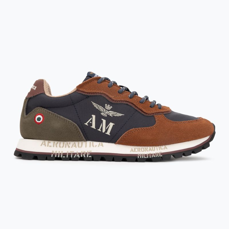 Men's shoes Shoes Aeronautica Militare 252SC0320UPL00313 blu navy/brown 2