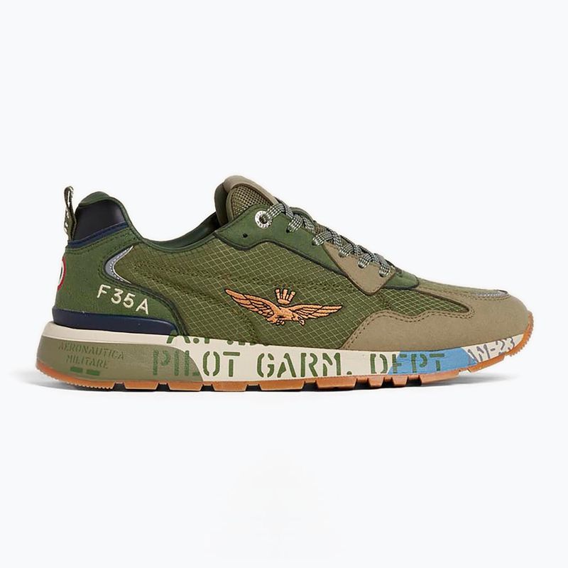 Men's shoes Aeronautica Militare 252SC0276UCT04249 verde militare 8