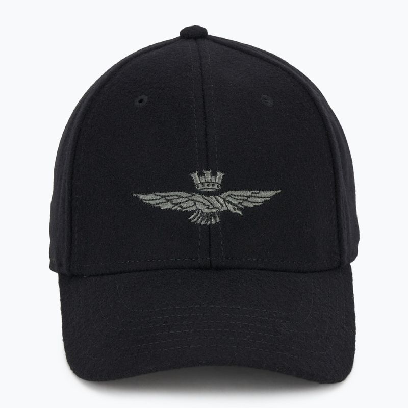 Men's baseball cap Aeronautica Militare 252HA1085UCT02333 jet black 2