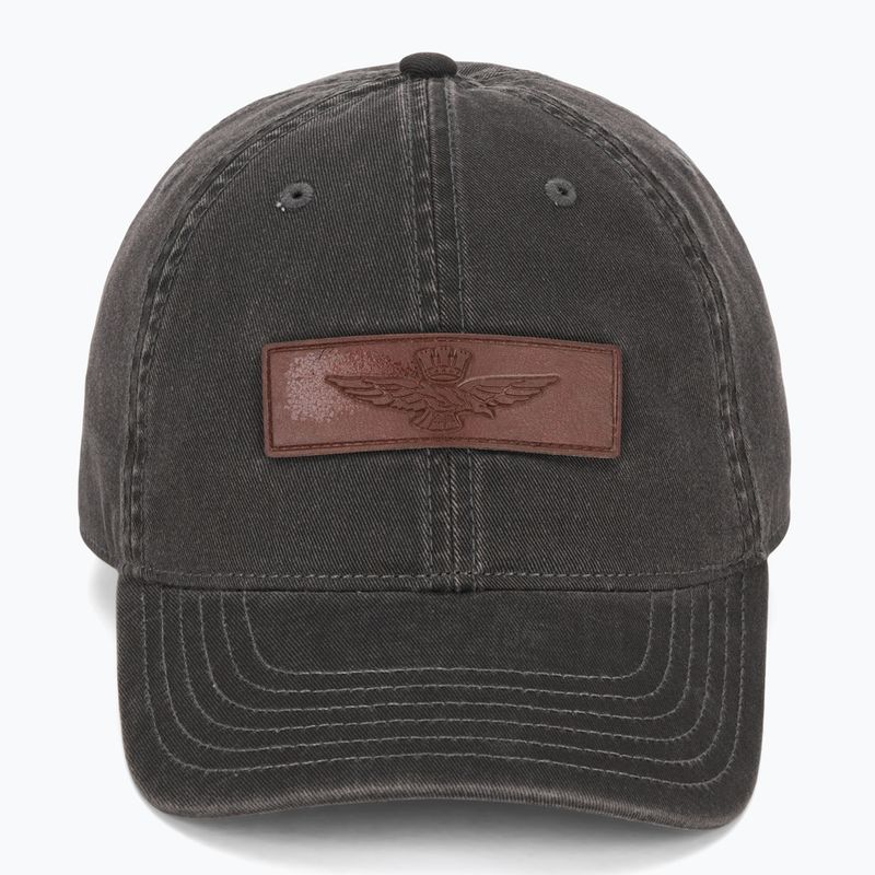 Men's baseball cap Aeronautica Militare 252HA1133UCT02476 jet black 2