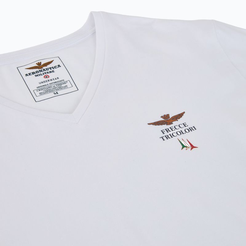Men's T-shirt Aeronautica Militare AM1UTI006 V-Neck white 3
