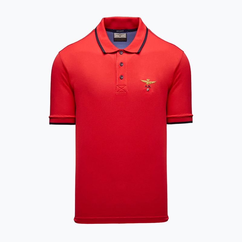 T-shirt Aeronautica Militare PO1308UP00082 Polo tango red