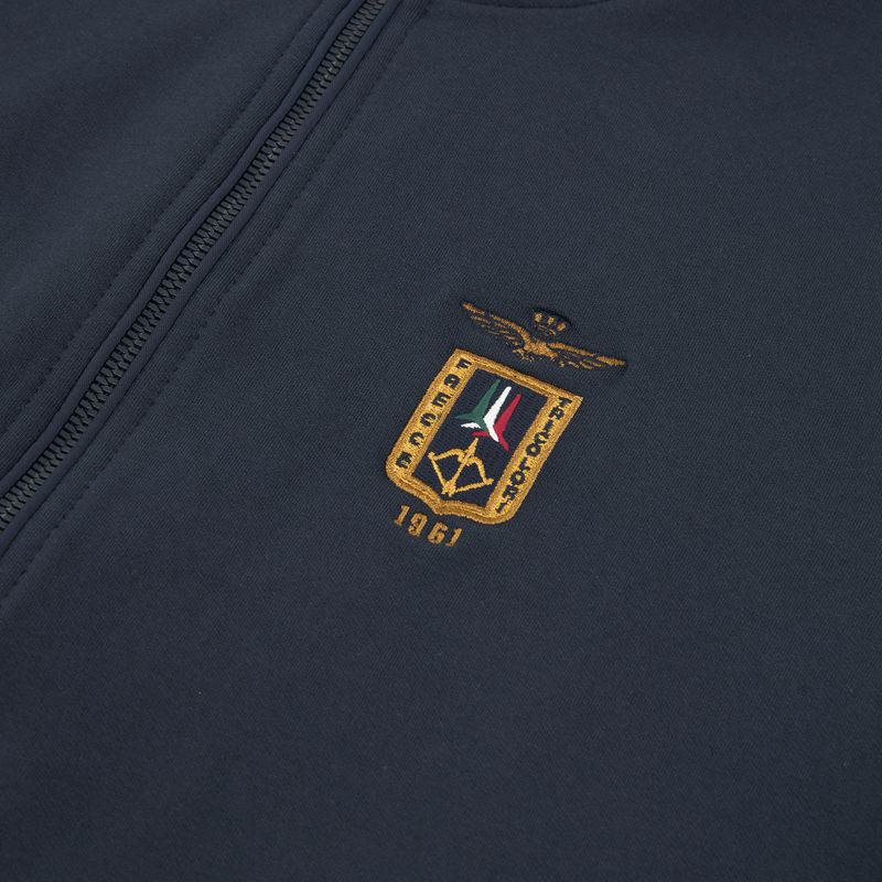 Men's sweatshirt Aeronautica Militare FE2089UF00674 FZ blu navy 3