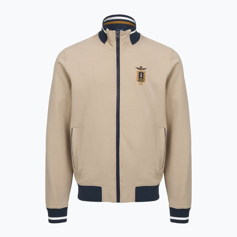 Men's sweatshirt Aeronautica Militare FE2089UF00674 FZ winter twig