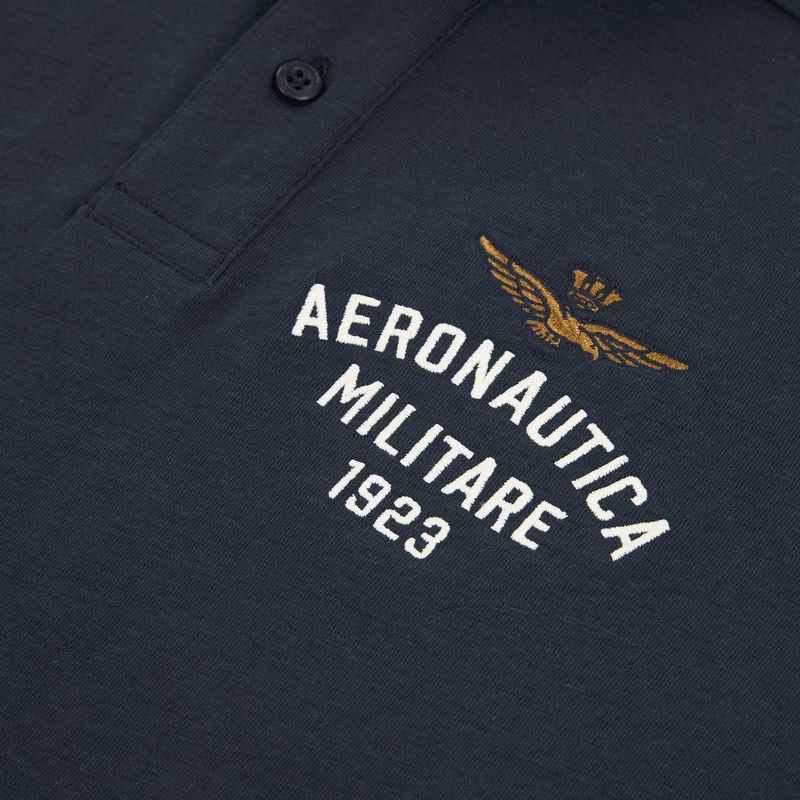 T-shirt Aeronautica Militare PO1926UJ00723 Polo blu navy 3
