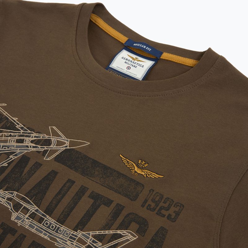 Men's T-shirt Aeronautica Militare TS2535UJ00641 chestnut brown 3