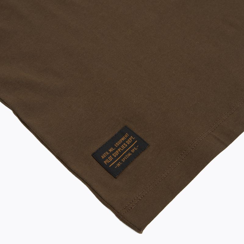 Men's T-shirt Aeronautica Militare TS2535UJ00641 chestnut brown 4