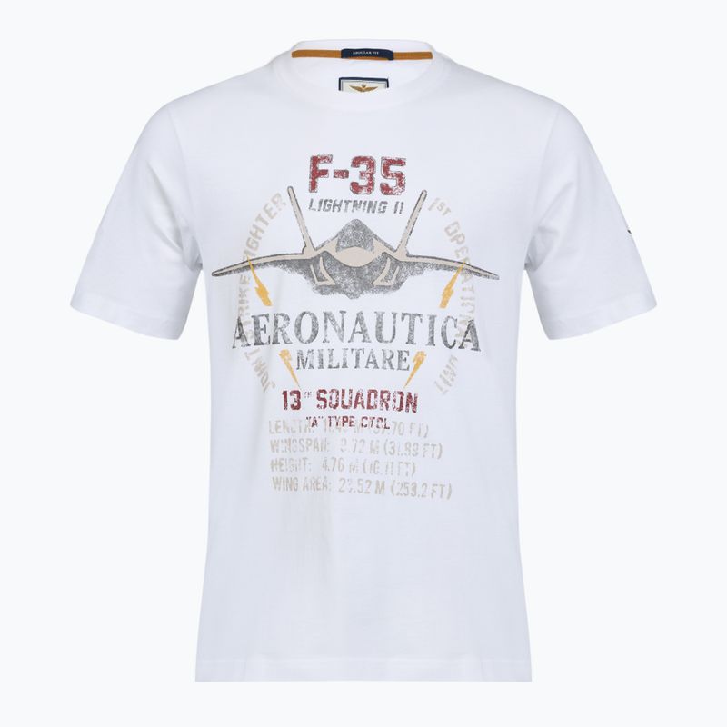 Men's T-shirt Aeronautica Militare TS2536UJ00641 off white