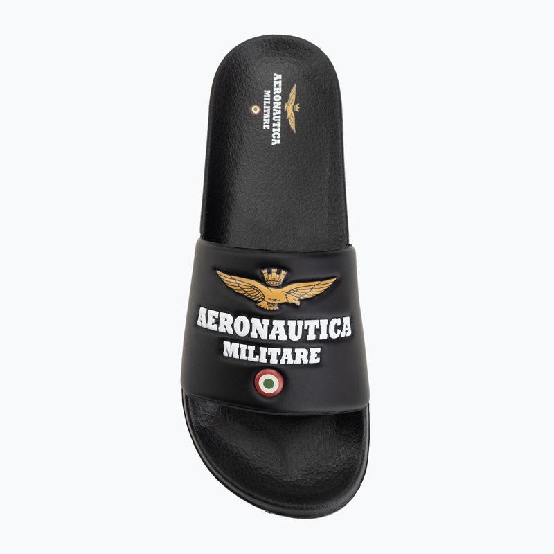 Men's slides Aeronautica Militare SC0242UCT03337 jet black 5