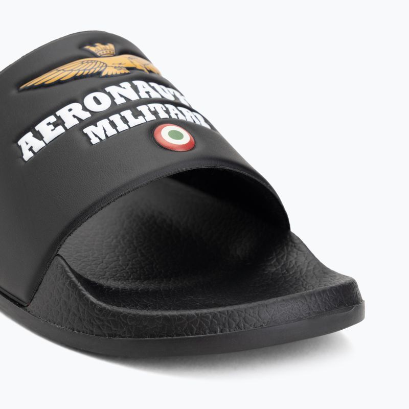 Men's slides Aeronautica Militare SC0242UCT03337 jet black 7