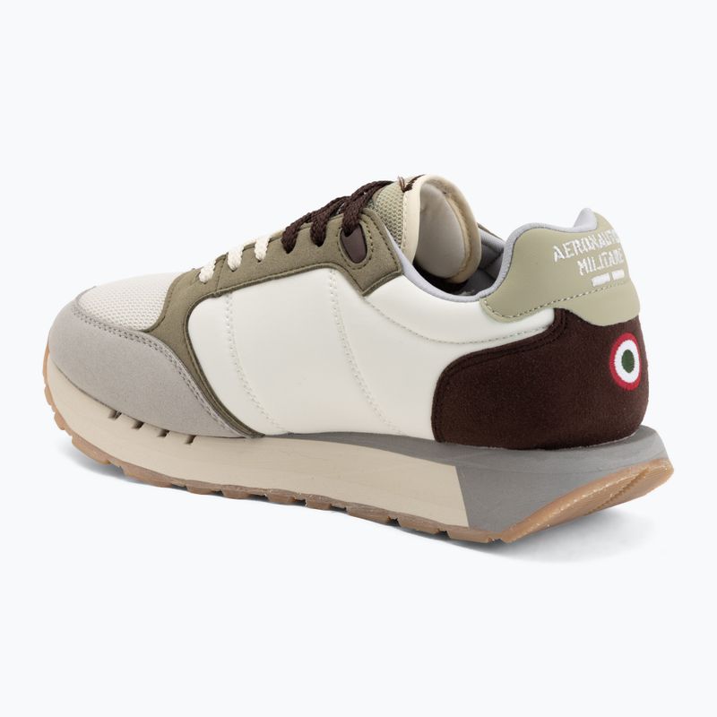 Men's shoes Aeronautica Militare SC0292UCT03331 off white/verde/marrone/grigio 3