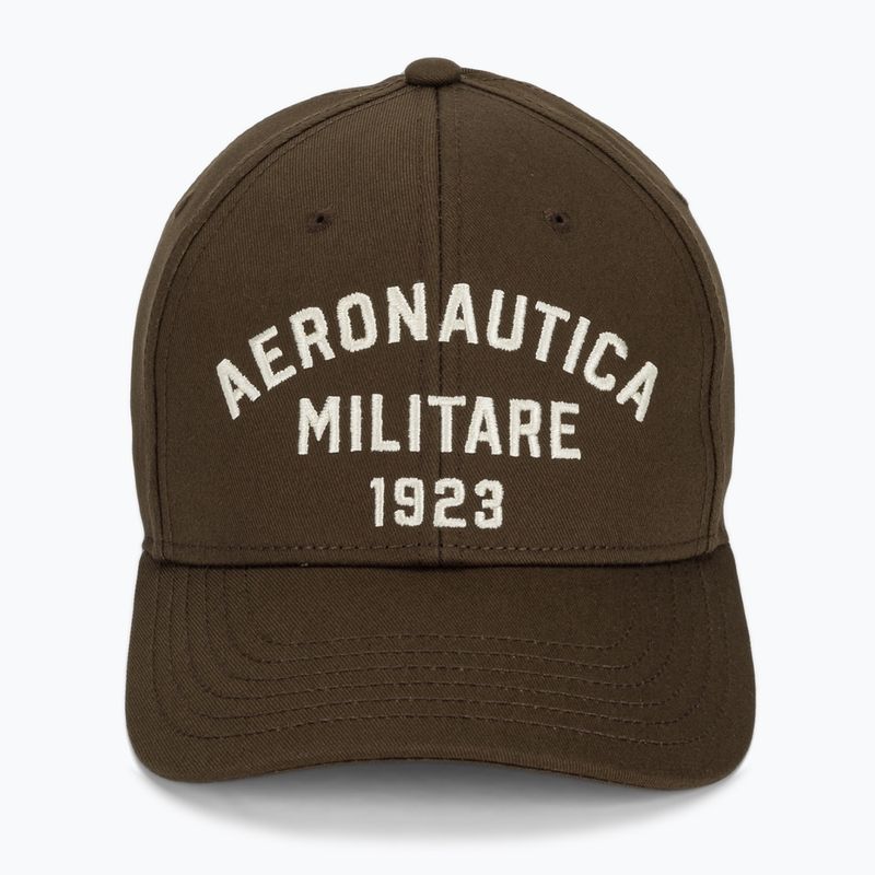 Men's baseball cap Aeronautica Militare HA1104UCT02 chestnut brown 2