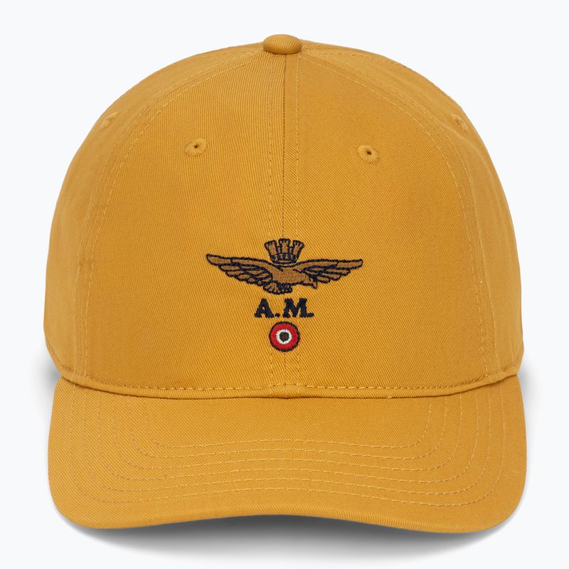 Men's baseball cap Aeronautica Militare HA1104UCT02 mustard yellow 2