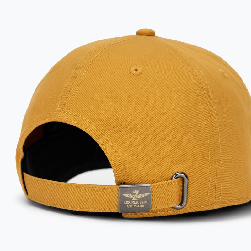Men's baseball cap Aeronautica Militare HA1104UCT02 mustard yellow 4