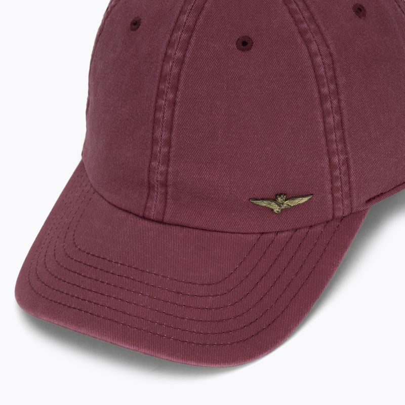 Men's baseball cap Aeronautica Militare HA1244UCT02476 maroon 3