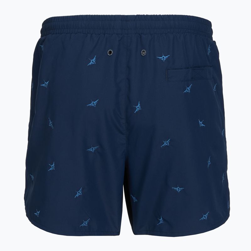 Men's swim shorts Aeronautica Militare BW0232UCT04317 blu navy 2