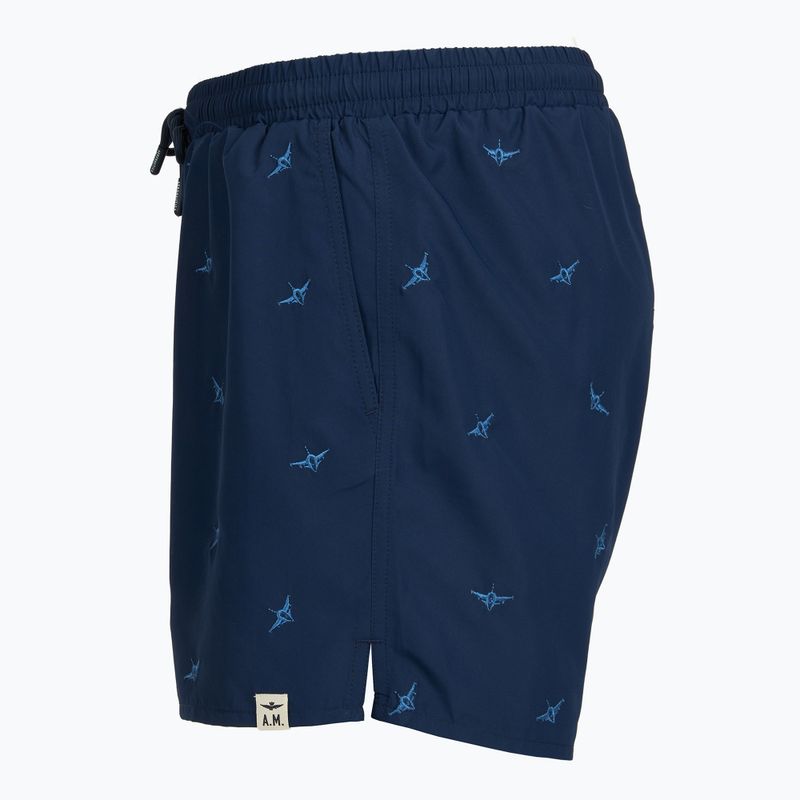 Men's swim shorts Aeronautica Militare BW0232UCT04317 blu navy 3