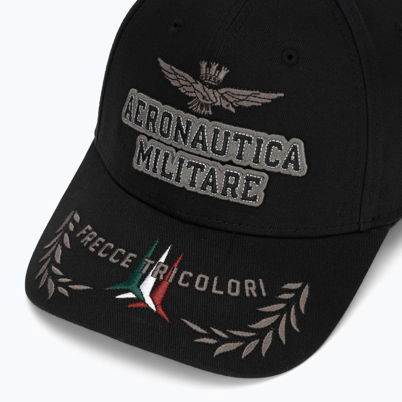 Men's baseball cap Aeronautica Militare HA1104UCT02 jet black 3