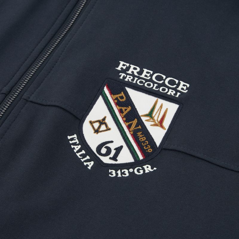 Men's sweatshirt Aeronautica Militare FE2096UF00674 Hoodie blu navy 3