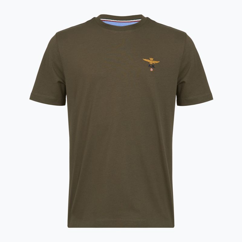 Men's T-shirt Aeronautica Militare TS1580UJ00372 verde scuro