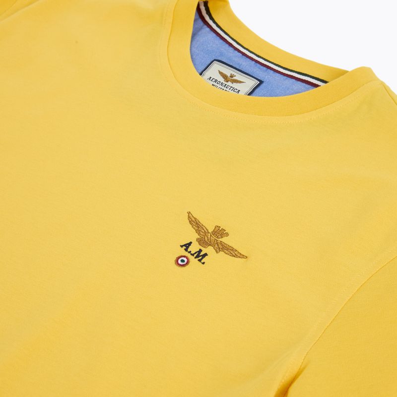 Men's T-shirt Aeronautica Militare TS1580UJ00372 super lemon 3