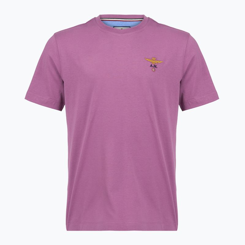 Men's T-shirt Aeronautica Militare TS1580UJ00372 grape purple
