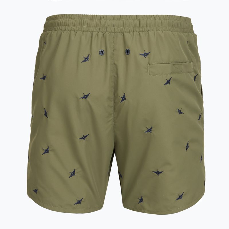 Men's swim shorts Aeronautica Militare BW0232UCT04317 lichen green 2