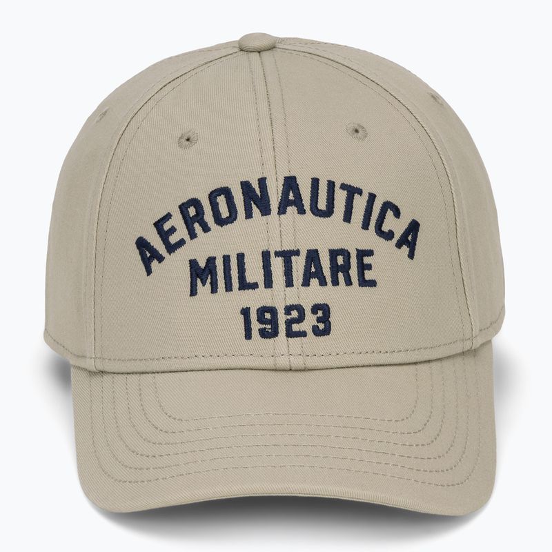 Men's baseball cap Aeronautica Militare HA1104UCT02 taupe beige 2