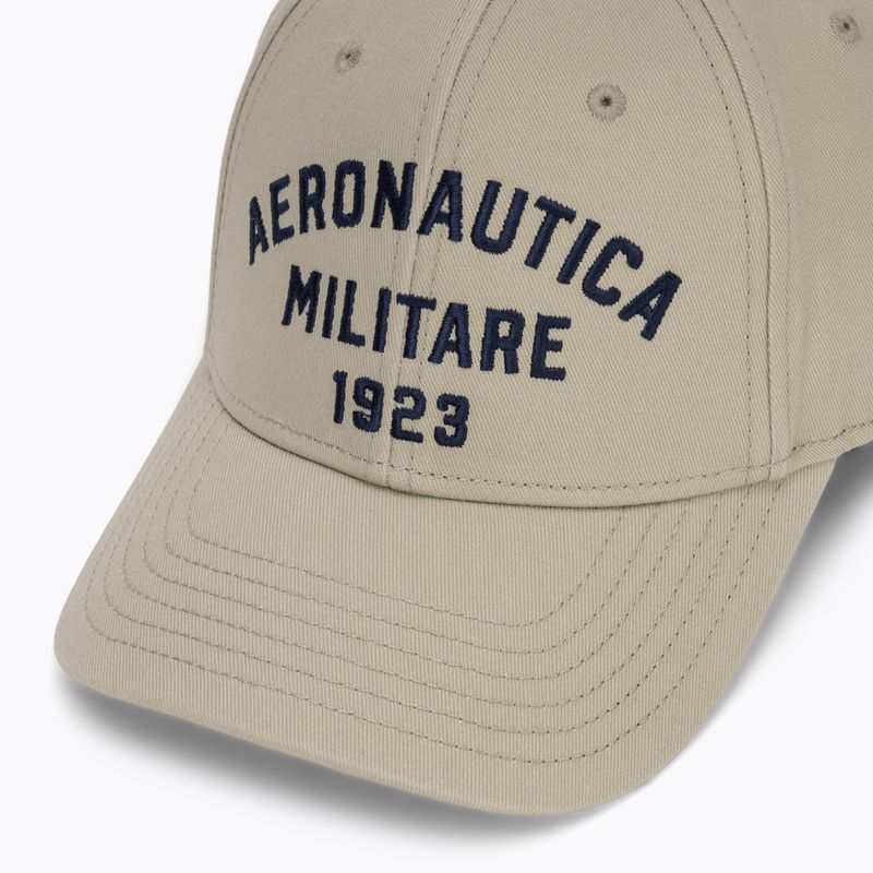 Men's baseball cap Aeronautica Militare HA1104UCT02 taupe beige 3
