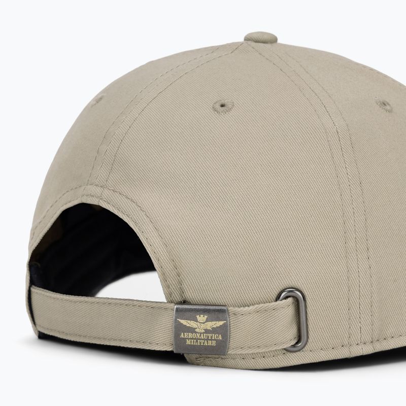 Men's baseball cap Aeronautica Militare HA1104UCT02 taupe beige 4