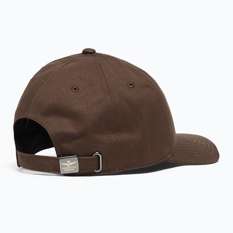 Men's baseball cap Czapka Aeronautica Militare 262HA1246UCT02261 autumn brown 2