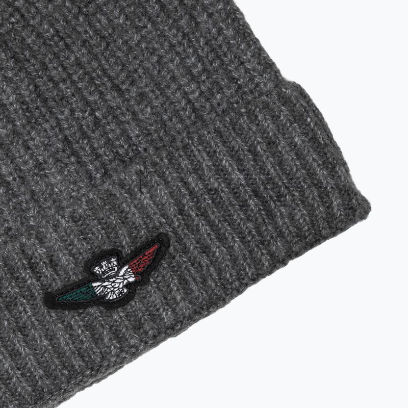 Men's winter hat Czapka Aeronautica Militare 262CU0034UL00451 grigio scuro melange 3