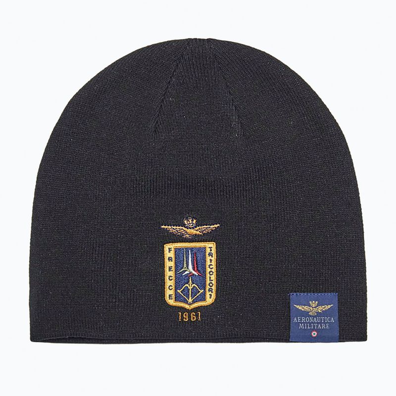 Men's winter hat Czapka Aeronautica Militare 262CU0092UL00450 jet black
