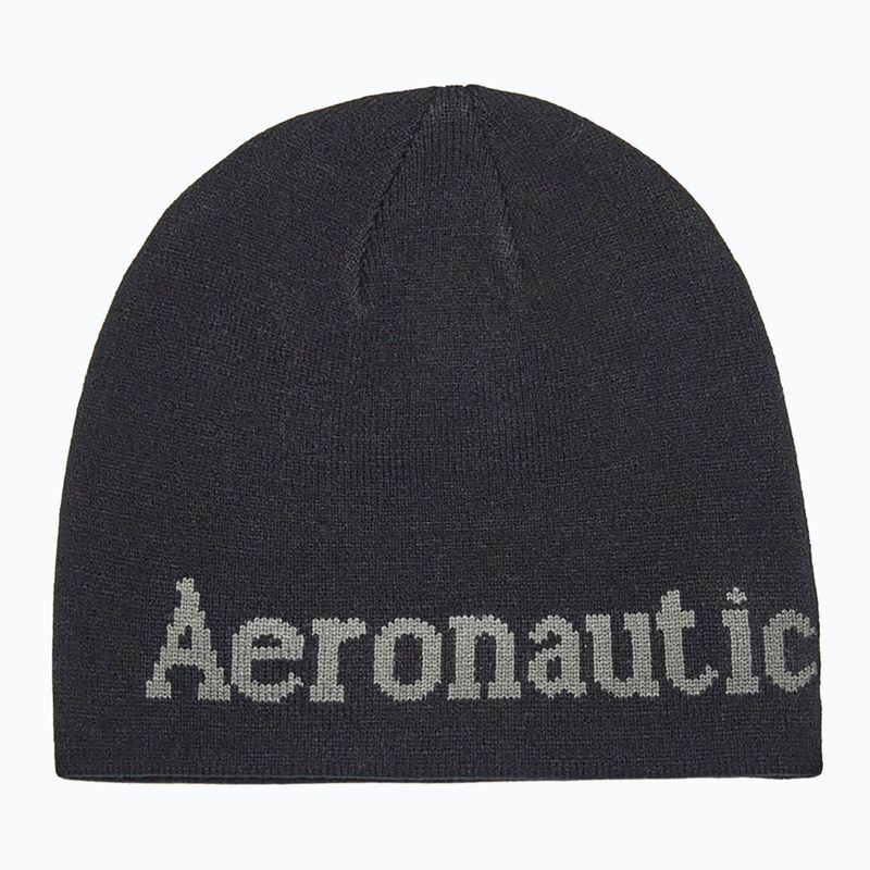 Men's winter hat Czapka Aeronautica Militare 262CU0093UL00450 jet black