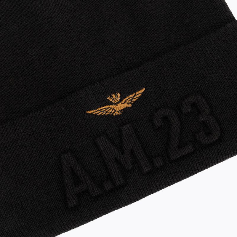 Men's winter hat Czapka Aeronautica Militare 262CU0099UL00949 jet black 3