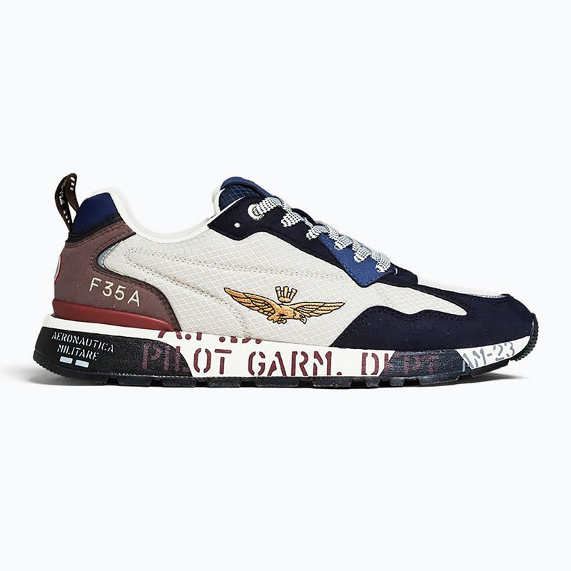 Men's shoes Buty Aeronautica Militare 262SC0276UCT04327 bianco/blu