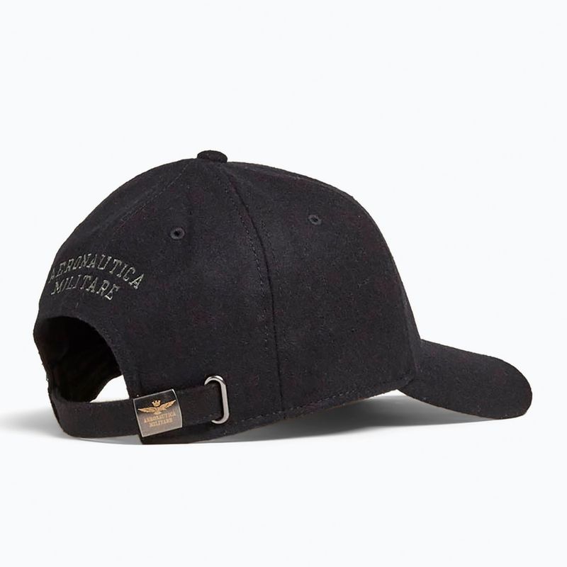 Men's baseball cap Czapka Aeronautica Militare 262HA1085UCT02333 jet black 2