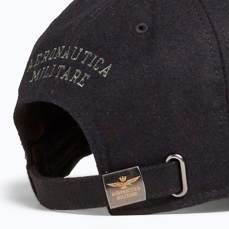 Men's baseball cap Czapka Aeronautica Militare 262HA1085UCT02333 jet black 4