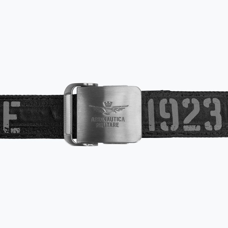 Men's trouser belt Pasek Aeronautica Militare 262CI0325UCT03585 jet black 2