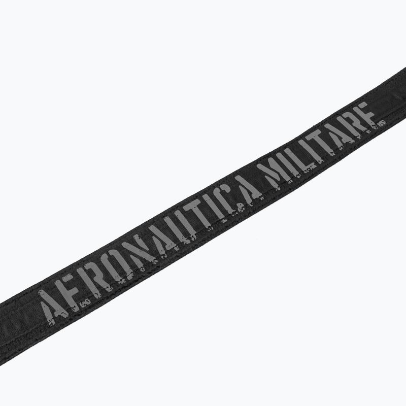 Men's trouser belt Pasek Aeronautica Militare 262CI0325UCT03585 jet black 3