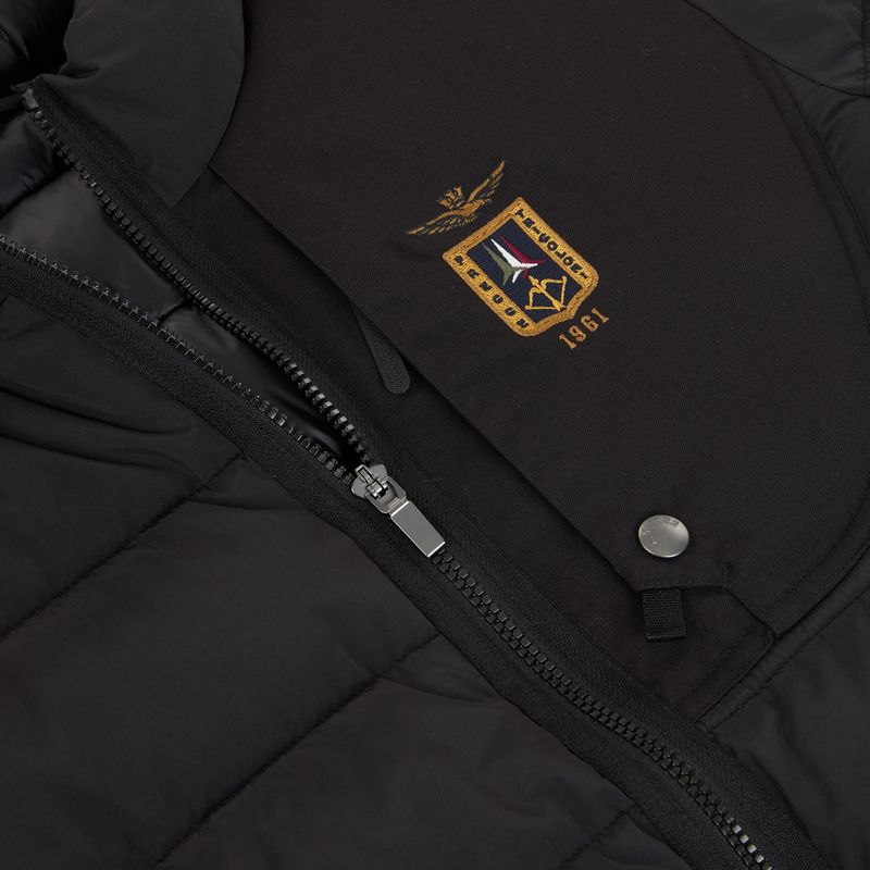 Men's winter jacket Kurtka Aeronautica Militare 262AB3074UCT04358 jet black 3