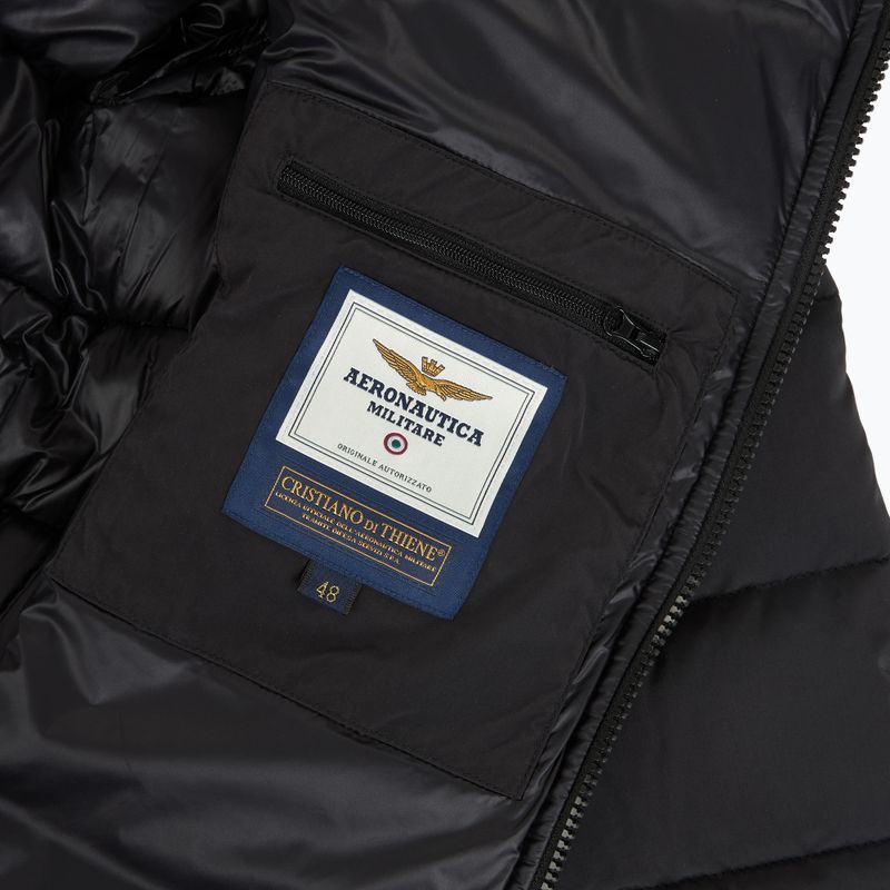 Men's winter jacket Kurtka Aeronautica Militare 262AB3074UCT04358 jet black 5