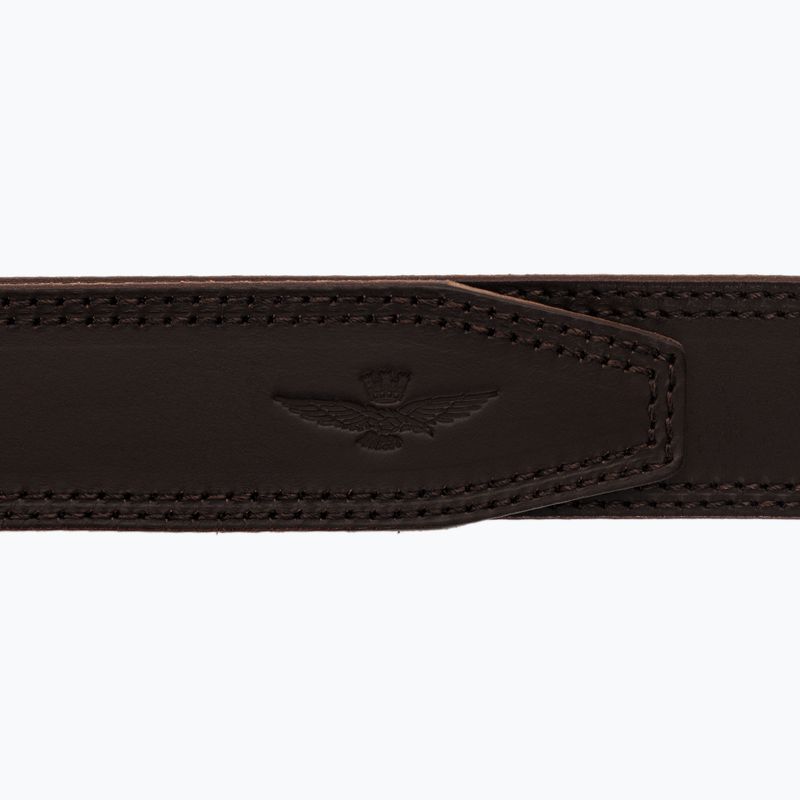 Men's trouser belt Pasek Aeronautica Militare 262CP0237UPL00335 testa di moro 3
