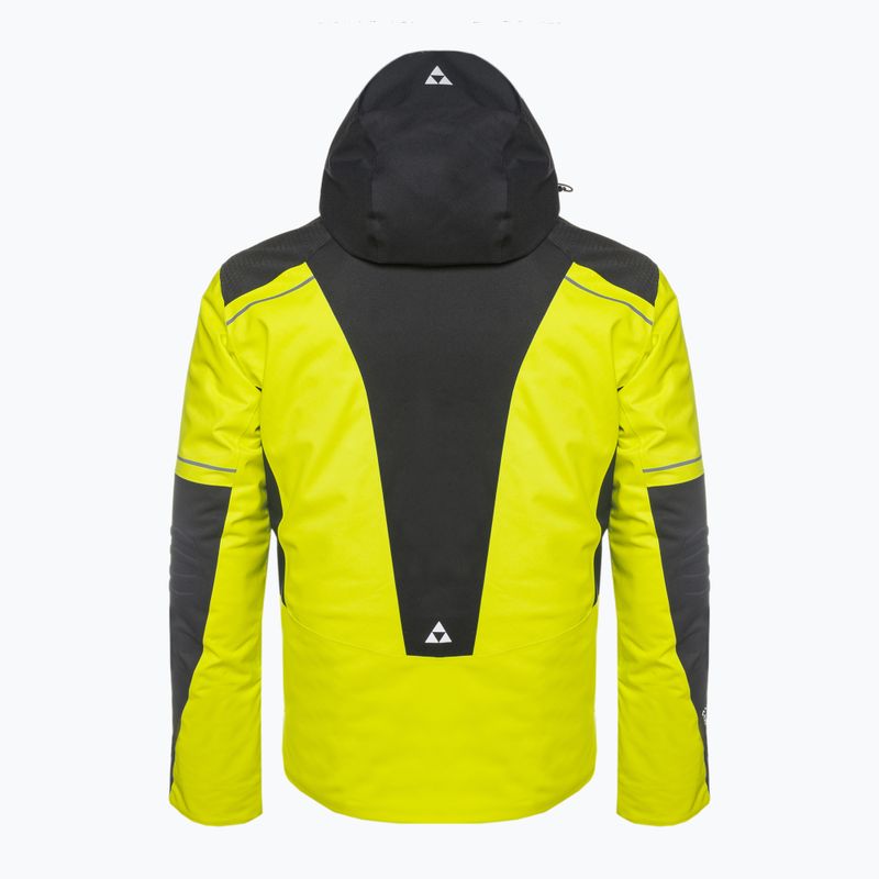 Fischer RC4 yellow men's ski jacket 2