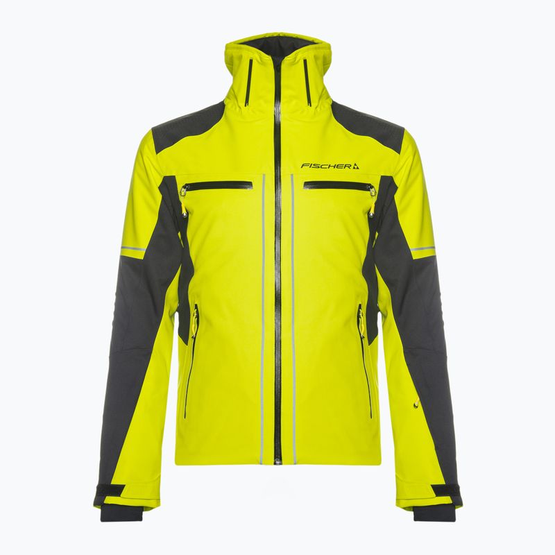 Fischer RC4 yellow men's ski jacket 3