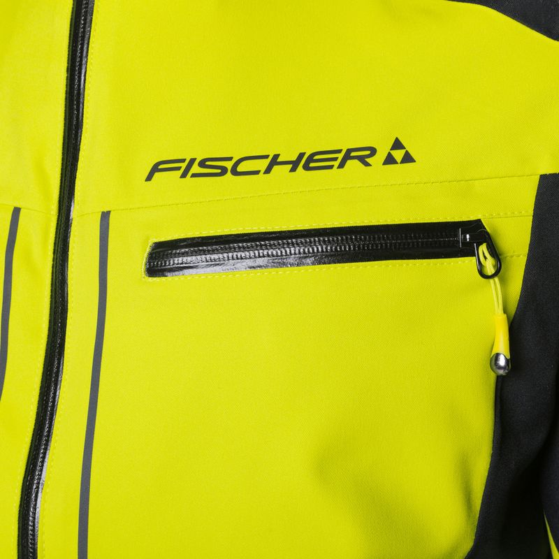 Fischer RC4 yellow men's ski jacket 4