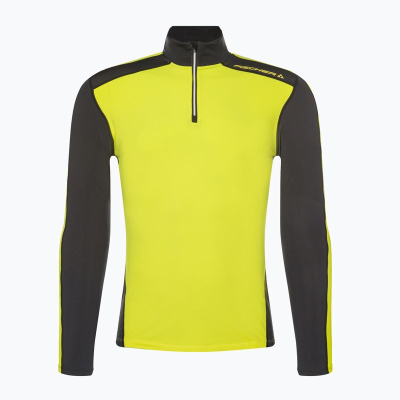 Men's ski sweatshirt Fischer Golm yellow 3