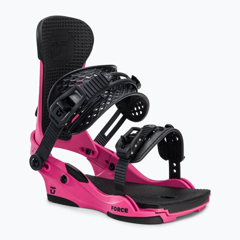 Union Force men's snowboard bindings pink 2210455
